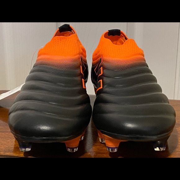 Adidas Copa 20+ Firm Ground Soccer Cleat Elite Men Sz 5 Black Orange EH0876 NEW - Picture 3 of 10
